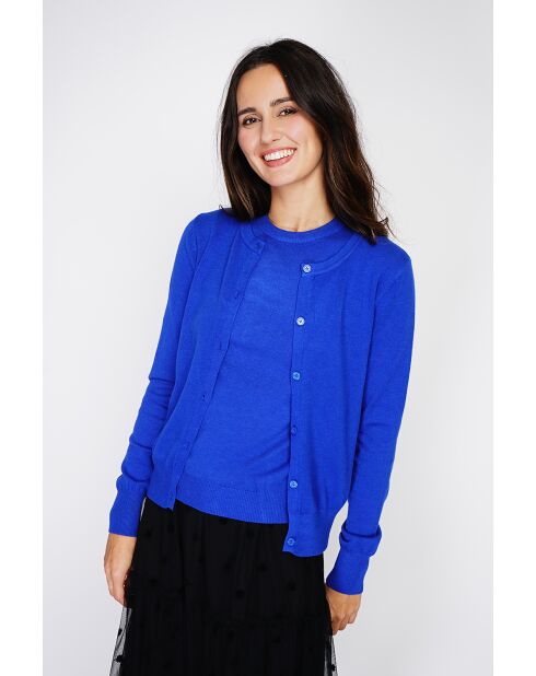 Twin-set en Cachemire mélangé ras de cou royal