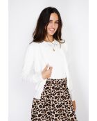 Twin-set en Cachemire mélangé ras de cou naturel