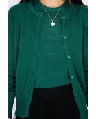 Twin-set en Cachemire mélangé ras de cou vert amazone