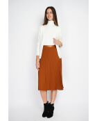 Twin-set en Cachemire & Soie mélangés col V classique 2 fils naturel