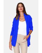 Gilet long en Cachemire mélangé col châle royal