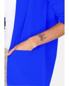 Gilet long en Cachemire mélangé col châle royal