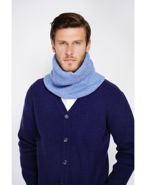 Gargantilla de mezcla de cachemir acanalada Blue Jeans