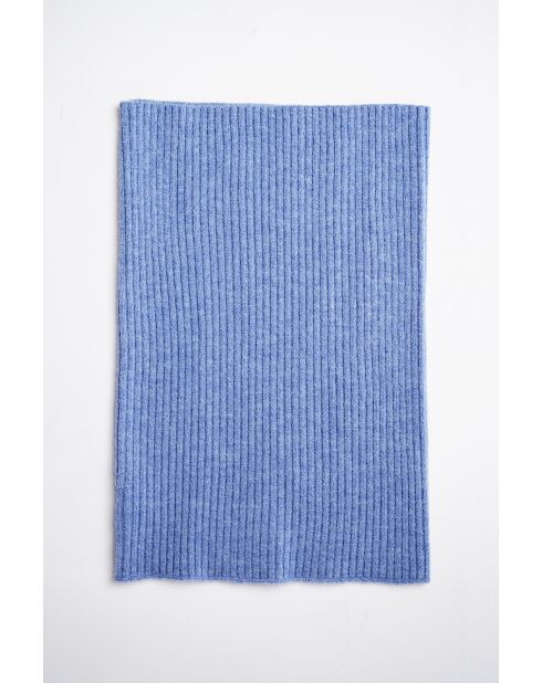 Gargantilla de mezcla de cachemir acanalada Blue Jeans