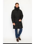 Doudoune semi-longue isolation thermique -20 °C noire