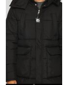 Doudoune semi-longue isolation thermique -20 °C noire