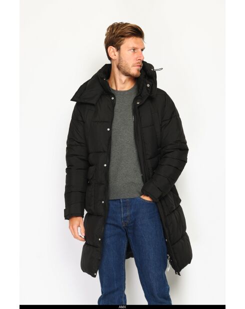 Doudoune semi-longue isolation thermique -20 °C noire