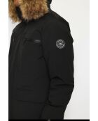 Doudoune imperméable isolation thermique -20 °C noire