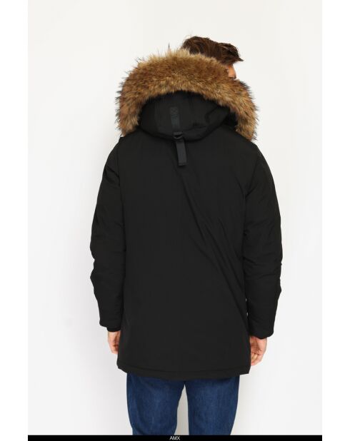 Doudoune imperméable isolation thermique -20 °C noire
