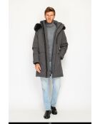 Doudoune longue imperméable isolation thermique -20 °C loup