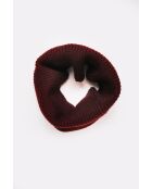 Girocollo bordeaux in misto cashmere a 7 fili