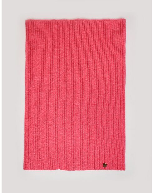 Girocollo rosa in misto cashmere a 7 fili