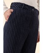 Pantalon Lino bleu