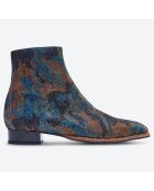 Boots Tenor bleues - Talon 2 cm