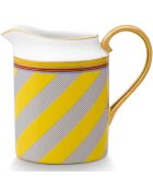 Pot à crème en Porcelaine Pip Chique jaune - 6.5x10.5x12.5 cm