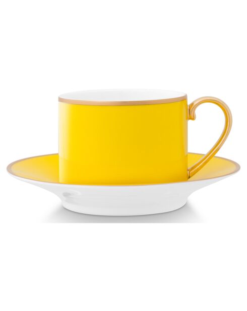 Paire tasse à thé Pip Chique jaune - 14.5x7.3x14.5 cm