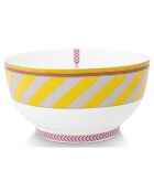 Saladiers en Porcelaine Pip Chique jaune - D.20.5 cm