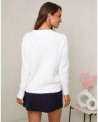 Gilet Constance blanc