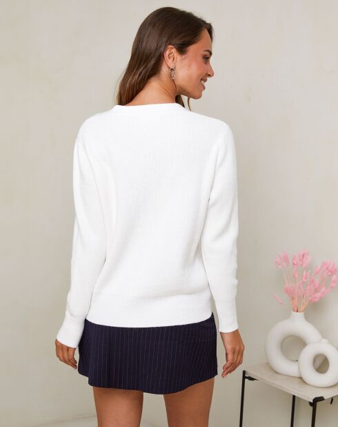 Gilet Constance blanc