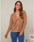 Gilet Constance camel