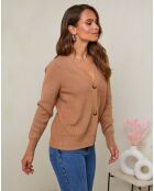 Gilet Constance camel