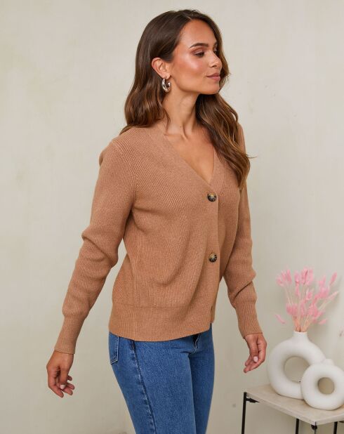 Gilet Constance camel