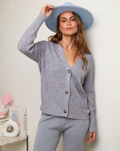 Gilet Constance gris