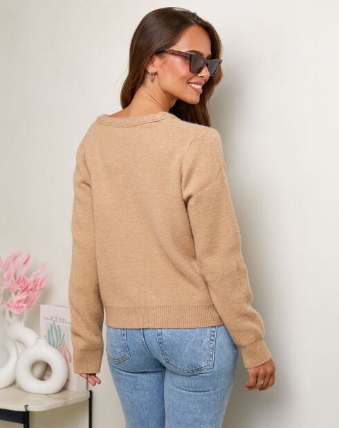 Chaleco Roxane camel