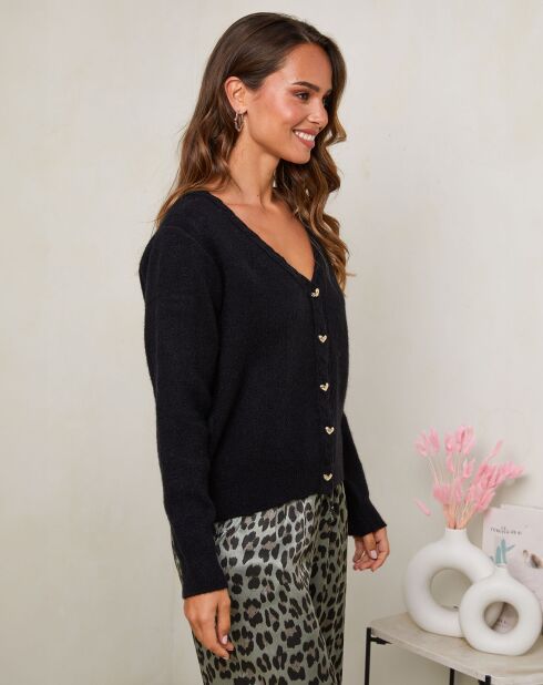 Schwarze Weste Roxane