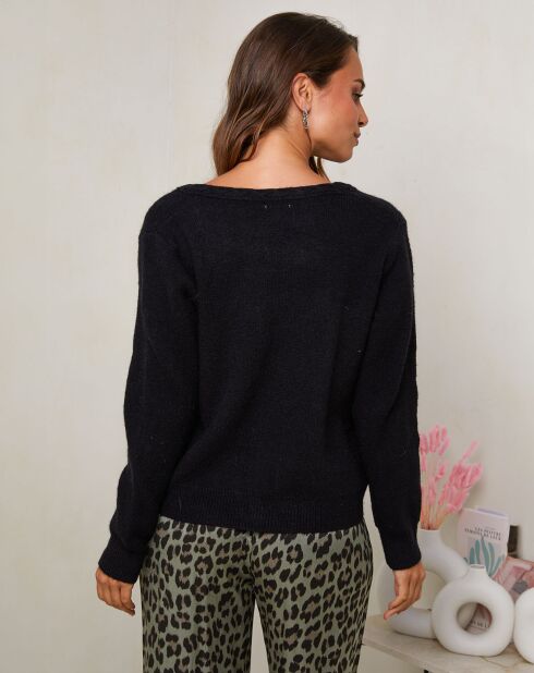 Schwarze Weste Roxane