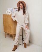 Ensemble Pull & Pantalon Lola beige