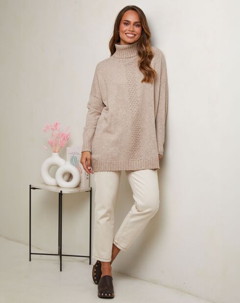 Pull Nour taupe