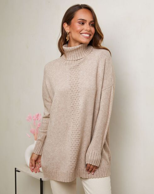 Pull Nour taupe