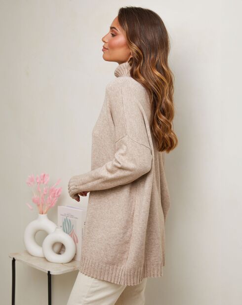 Pull Nour taupe