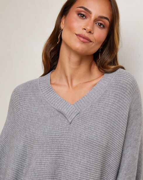 Pull Théa gris