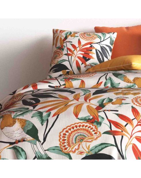 Parure de housse de couette Ninon orange