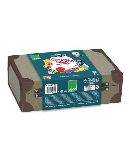 Juego de memoria In my suitcase - 50 piezas