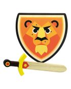 Set bouclier et épée Lion - 4 ans et +
