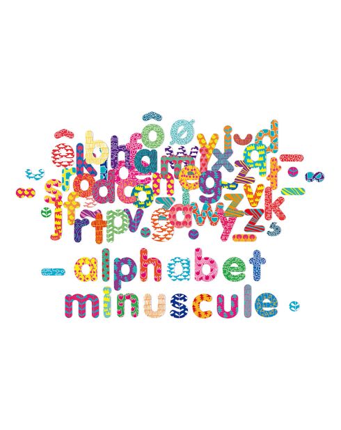 Magnets Alphabet minuscule - 81 pièces
