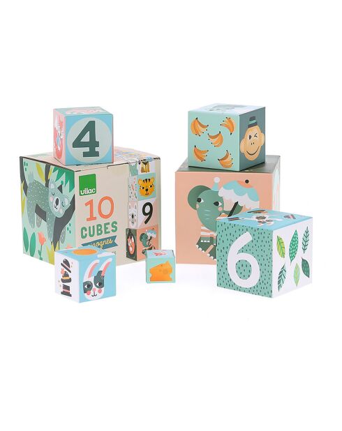 Cubes Gigognes les animaux Michelle Carlslund - 2 ans et +