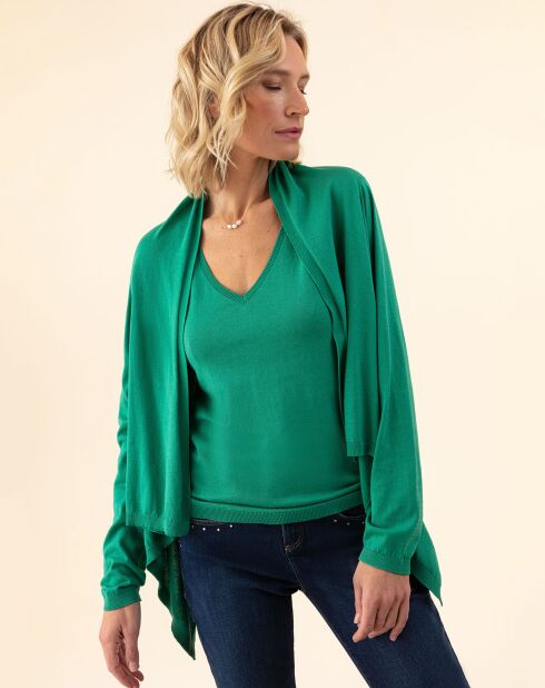 Gilet Charmant vert