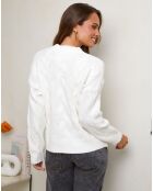 Pull Romane blanc