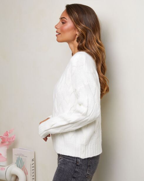 Pull Romane blanc