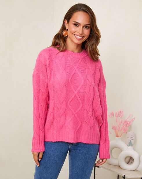 Pull Romane fushia