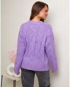 Pull Romane lilas