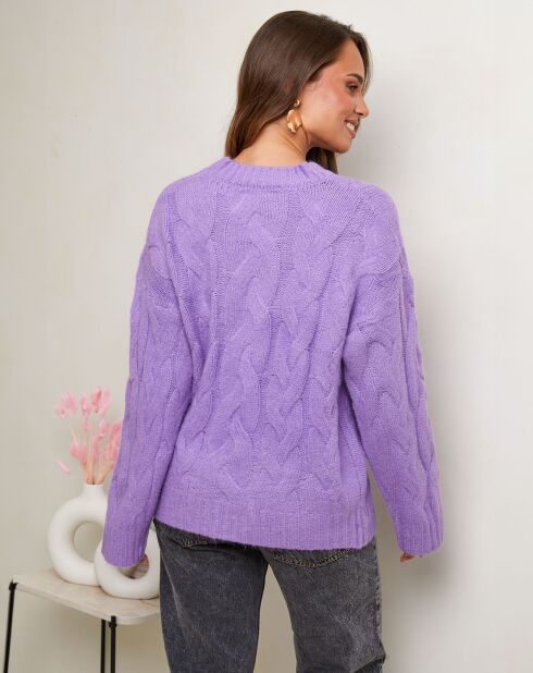 Pull Romane lilas