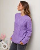 Pull Romane lilas