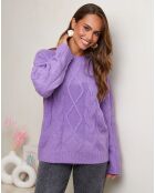 Pull Romane lilas