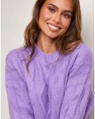 Pull Romane lilas