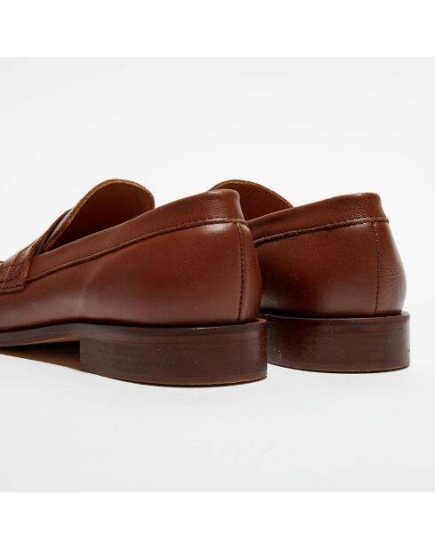 Mocassins en Cuir Juliette cognac